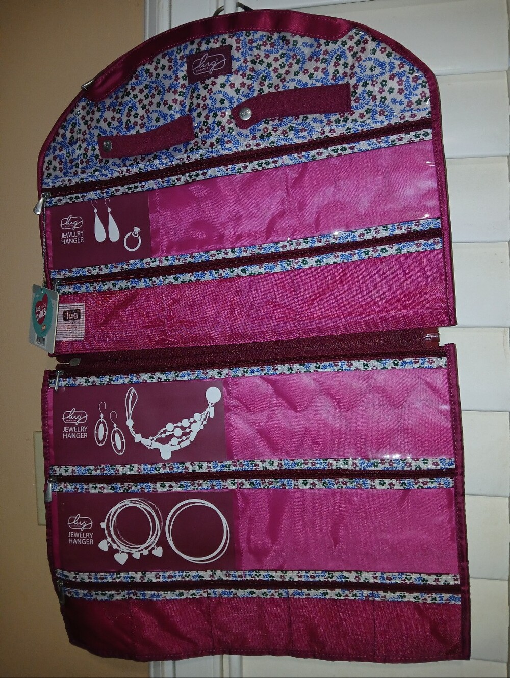 Lug Hanging Jewelry Organizer And Travel Case